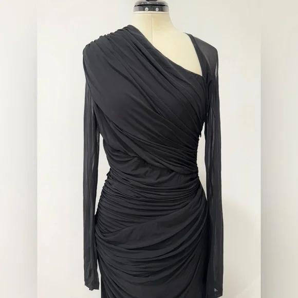 ZIMMERMANN Illustration asymmetric ruched stretch-mesh midi dress -  joarbit.com